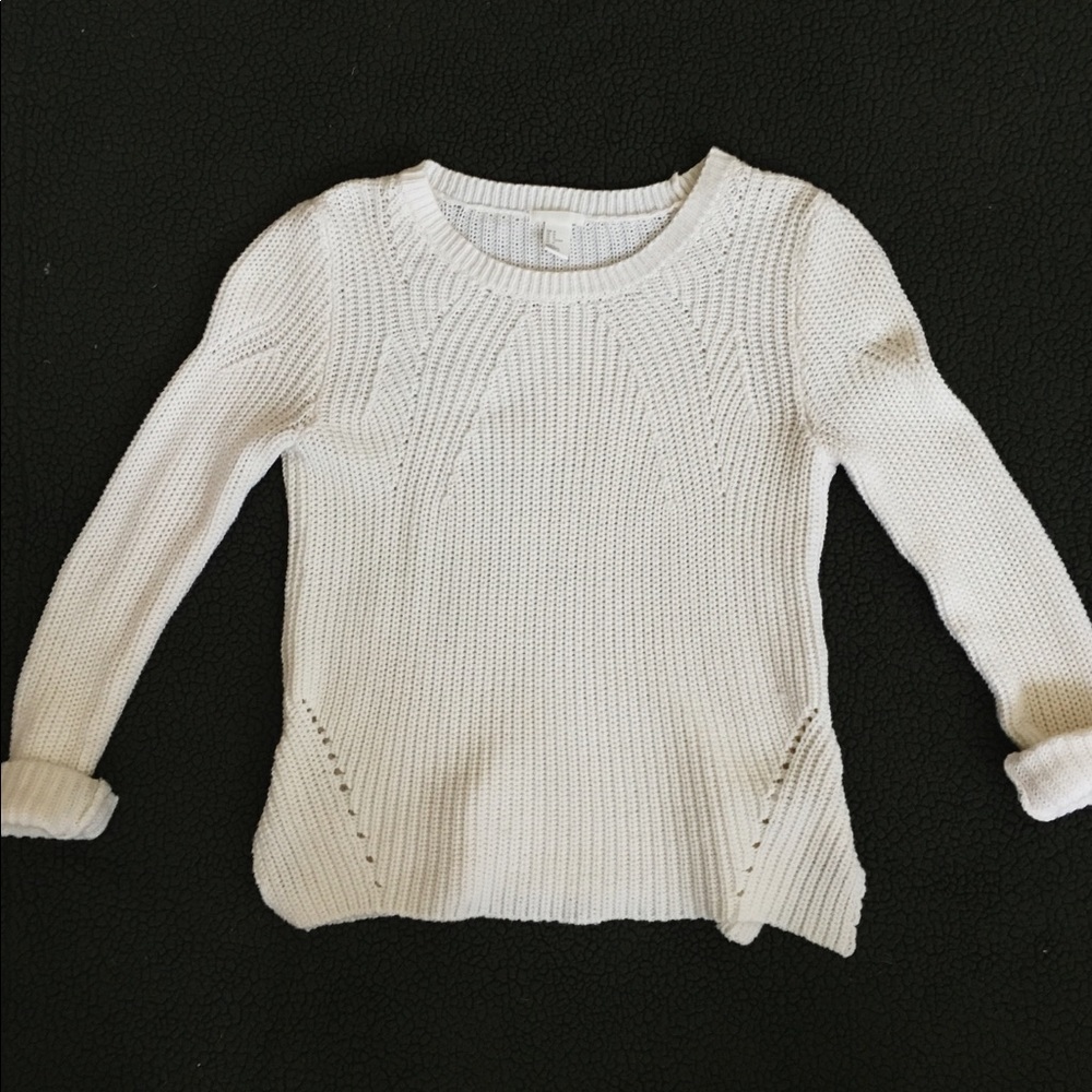 H&M Cream Knit Sweater